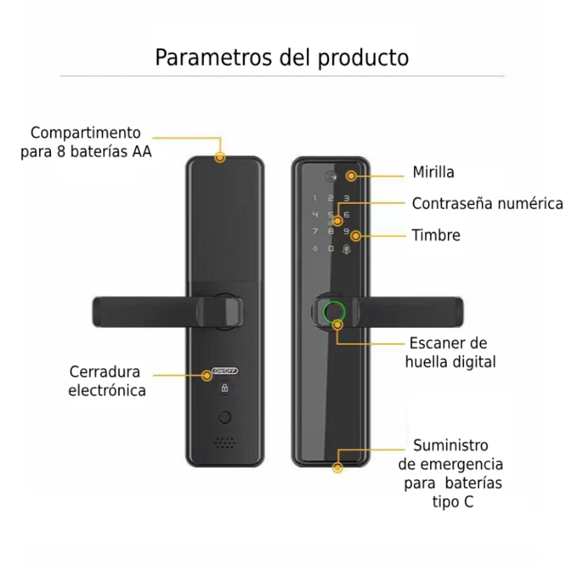 Cerradura Inteligente Langsi B2pro