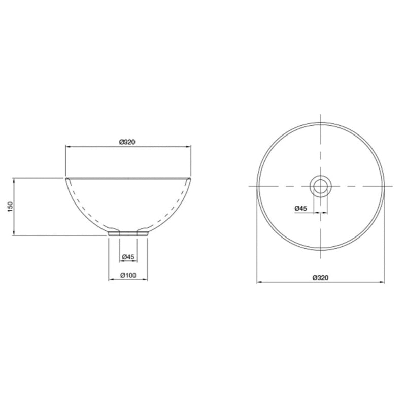 Bacha de Apoyar Peirano Circular (BCH01)
