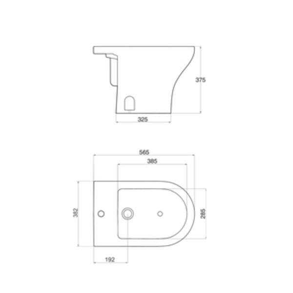 Bidet Ferrum Veneto (BTA1J) (BTA3J)