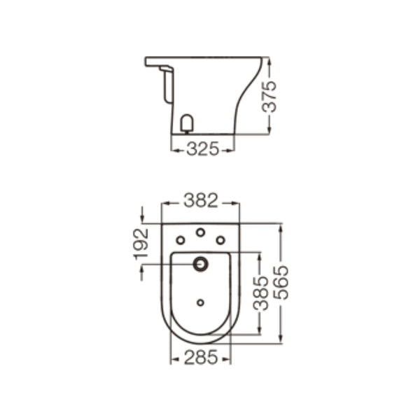 Bidet Ferrum Veneto (BTA1J) (BTA3J)