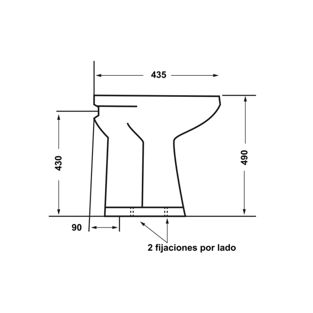 Inodoro Alto Cordenons Integral (ICI-BL)