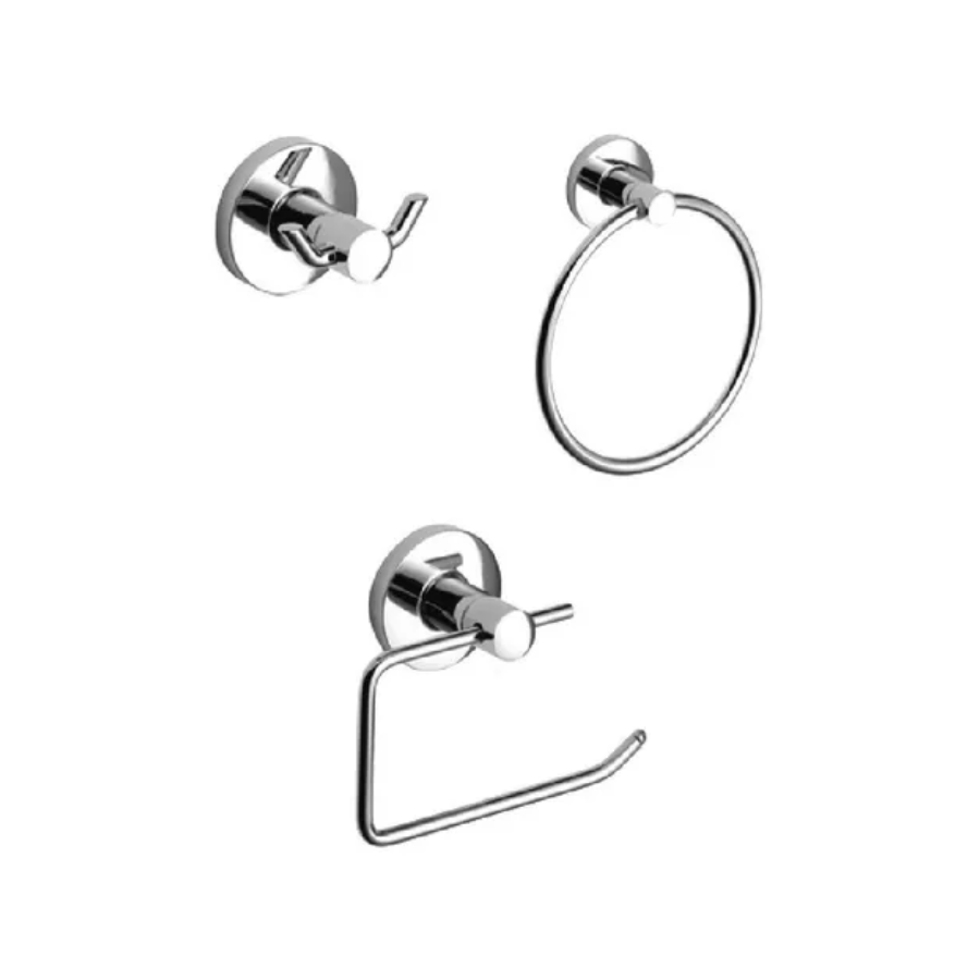 Kit de Accesorios de Baño de 3 Piezas Piazza Domani (71027)