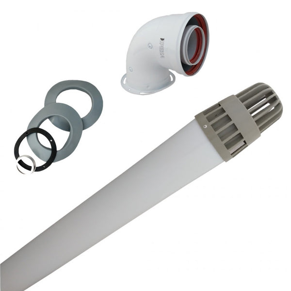 Calefón Peisa 14 TBF GN (1001824) + Kit Codo y Tubo Coaxial 60/100