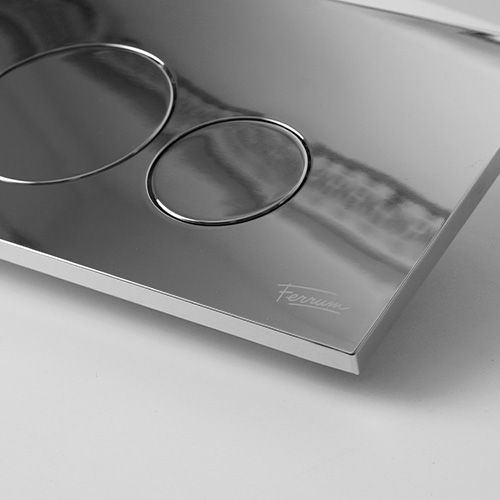 Tapa Tecla Ferrum  Dual P/ Deposito Embutir (VTA50-01)