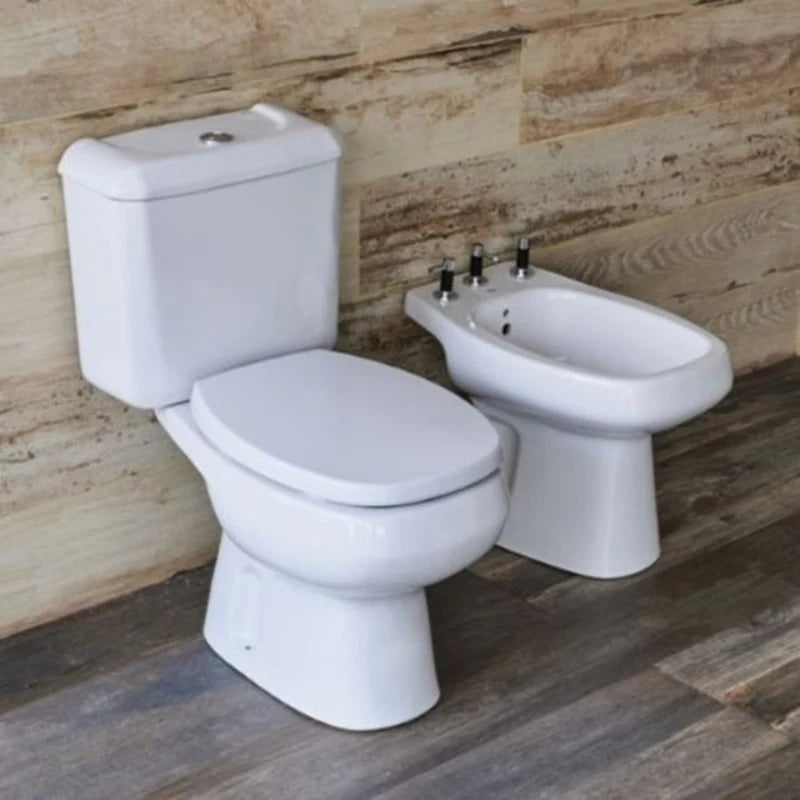 Combo Roca Monaco Inodoro Largo + Deposito + Tapa + Bidet